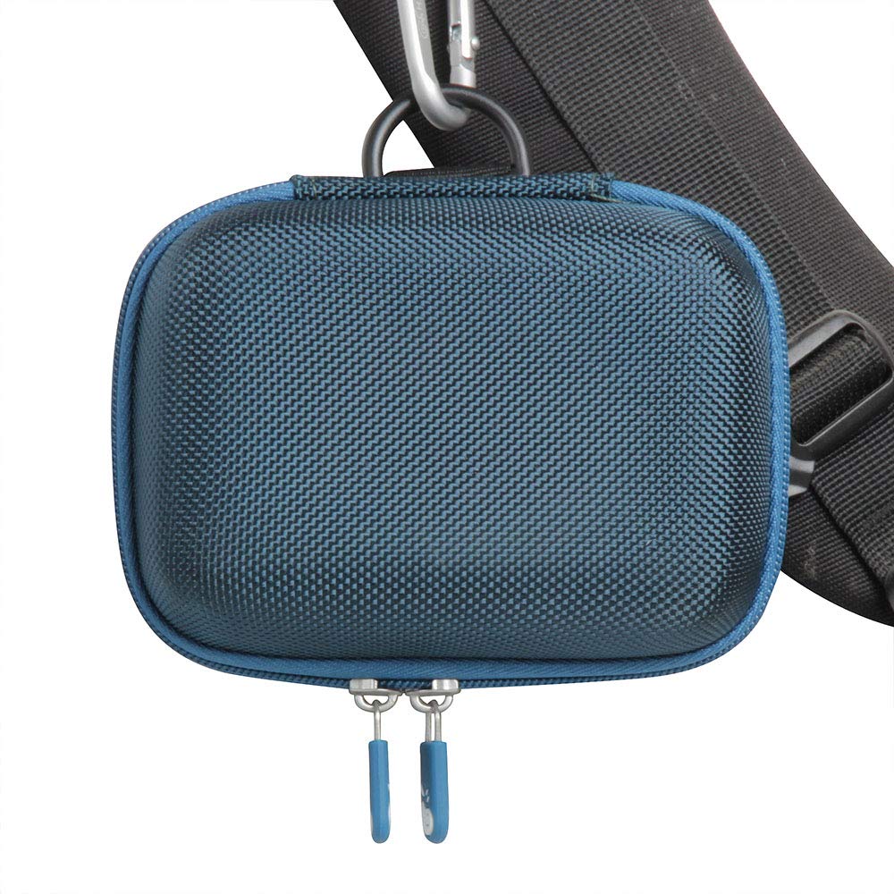 Hermitshell Hard Travel Case for JBL Go 3 & JBL Go 3 Eco Portable Bluetooth Speaker - Protective Cover for Outdoor, Travel, Camping, Beach (Blue)