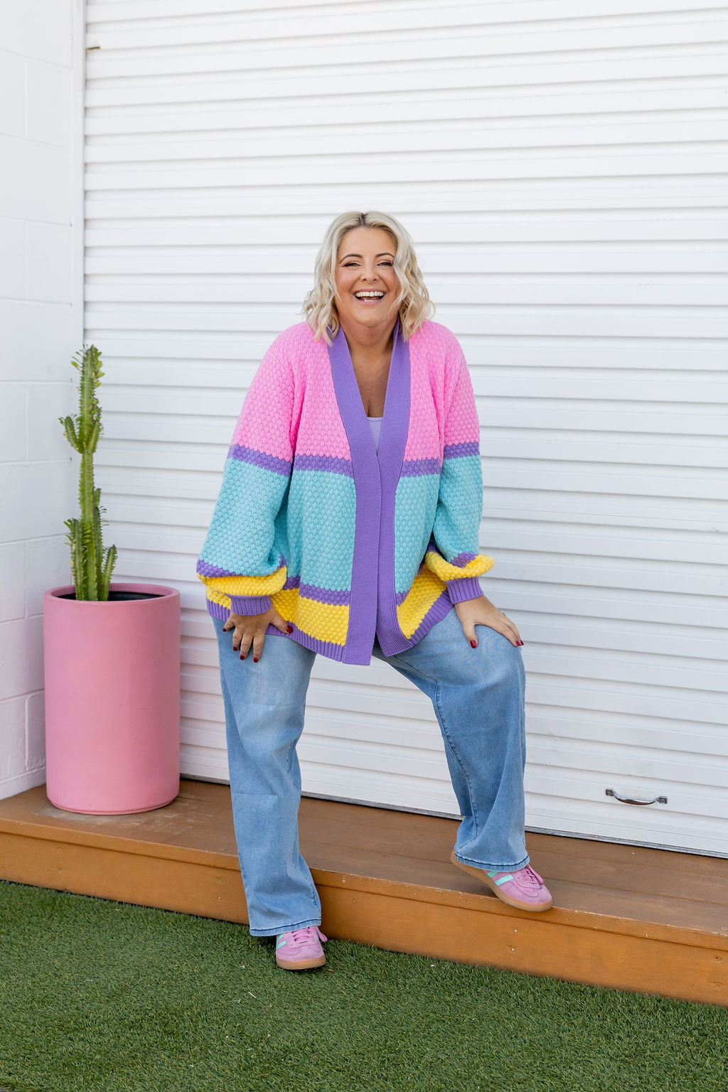 Stylish Marbelle Knit Cardigan - Soft Pastel Colors | Perfect for Spring Outfits & Cozy Layering