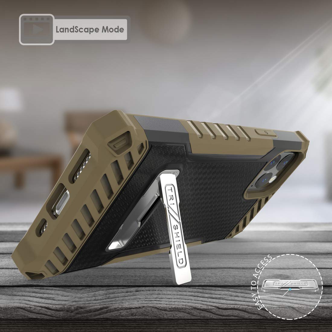 Military Grade Rugged Case with Clip for iPhone 11 Pro Max (2019, 6.5
