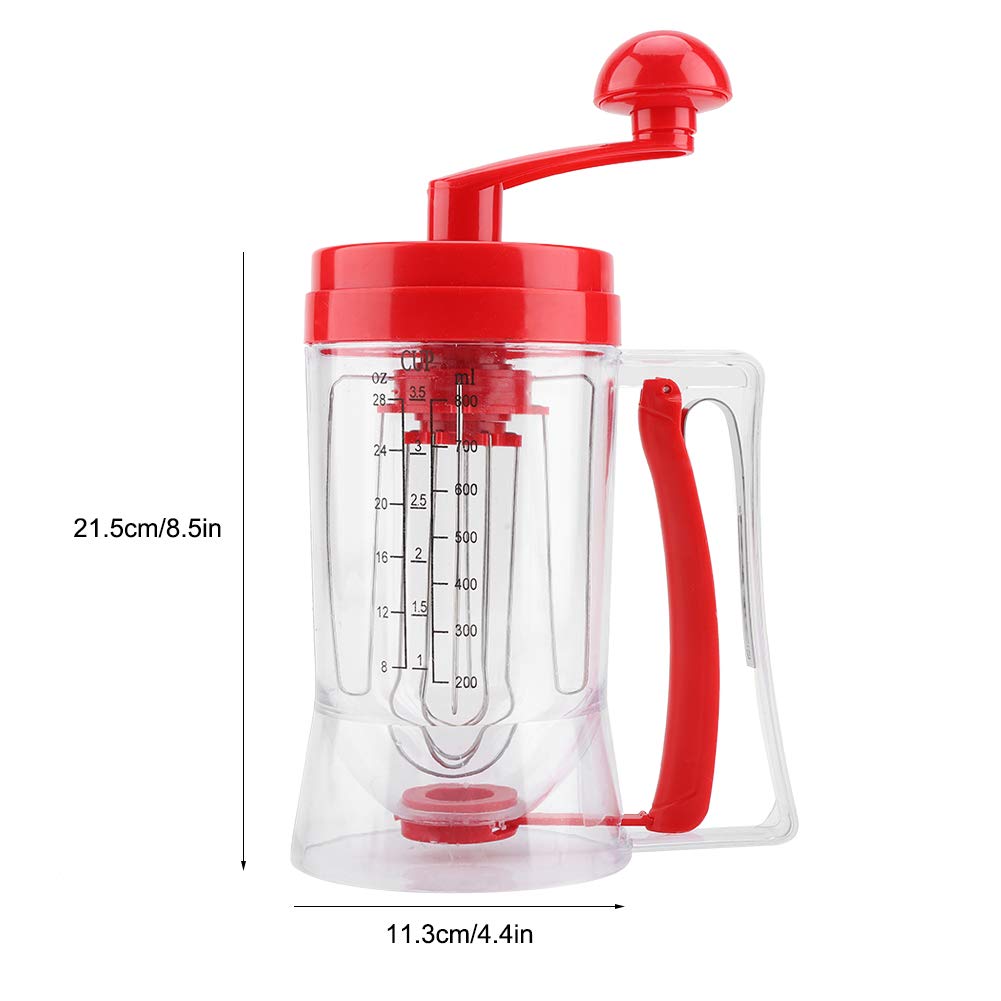 Manual Batter Mixer for Pancakes & Waffles - Baking Tool for DIY Cakes