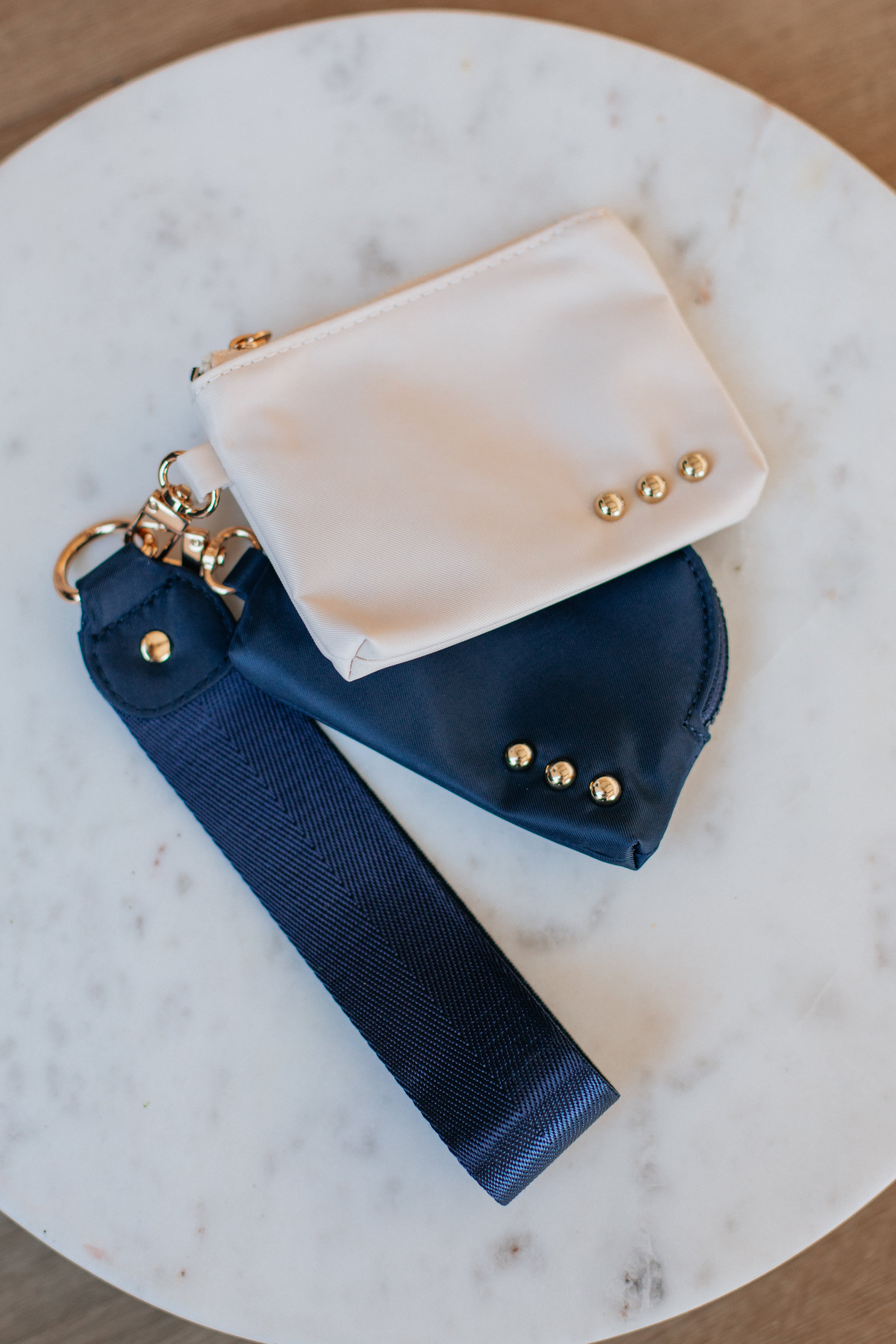 Dania Dual Wristlet Handbag - Navy Blue Crossbody Purse for Women | Perfect for Work, Travel & Everyday Use