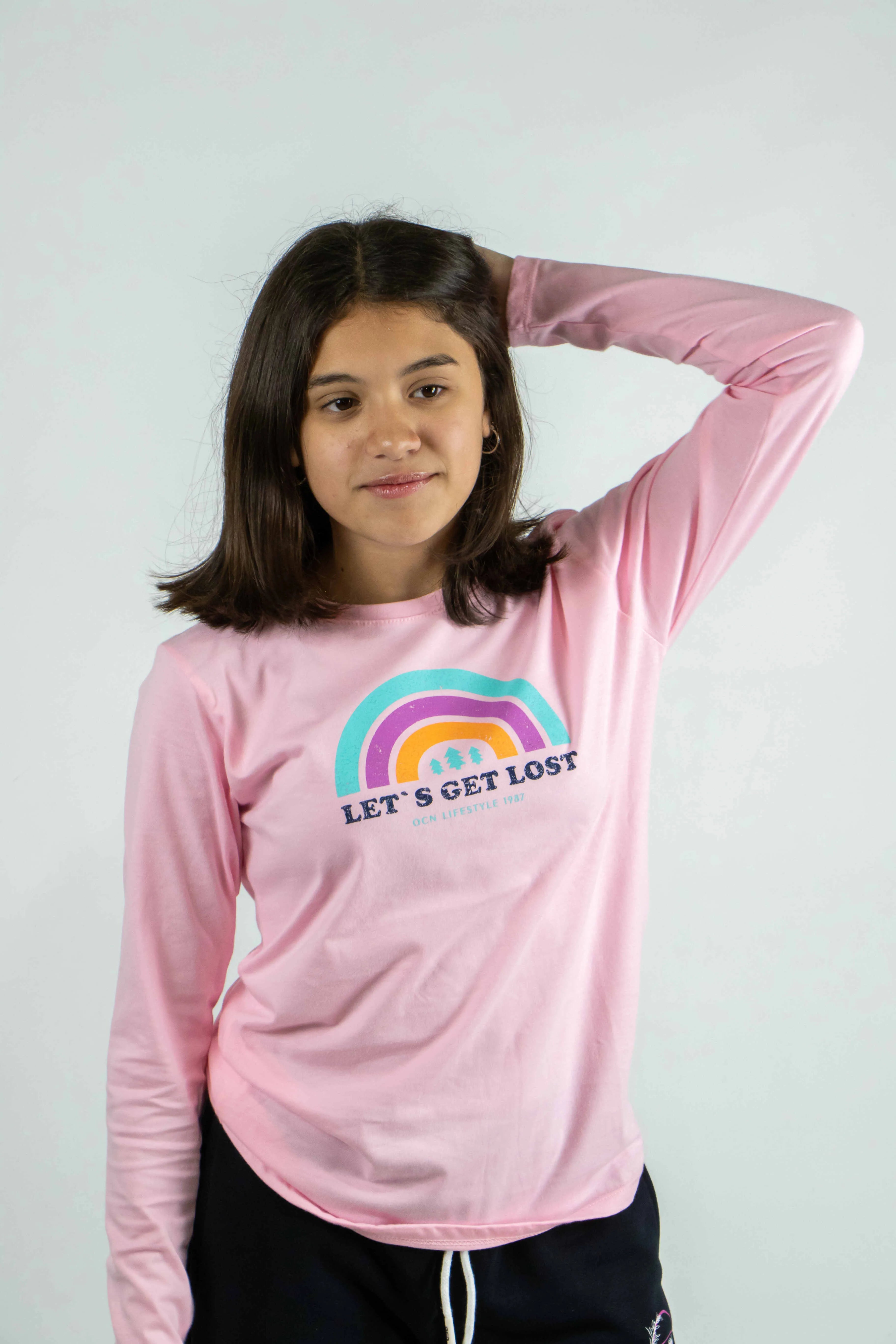 Ocn KIDS Rml Jackie Pink T-Shirt for Girls - Soft Cotton Casual Tee for School, Playdates & Everyday Wear