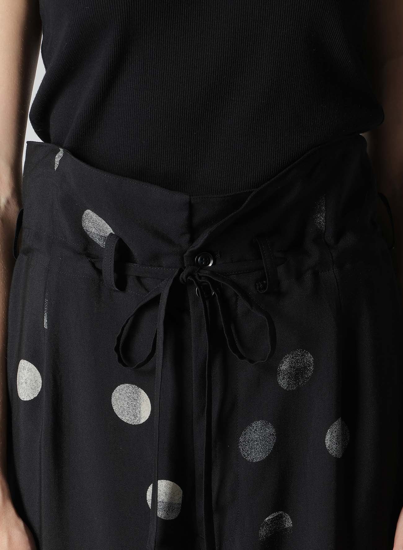 High Waist Gabardine Dot Pants for Women - Stylish and Comfortable Office Wear & Casual Outfits