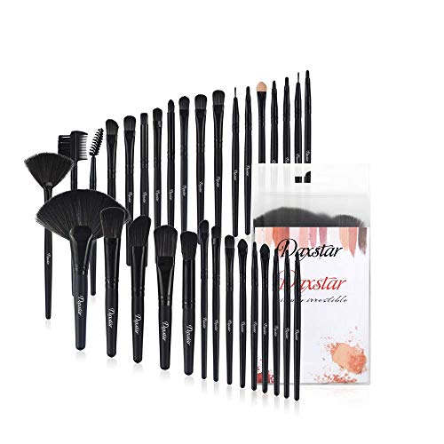 32-Piece Professional Makeup Brush Set - Eyeshadow, Foundation, Concealer, Eyelash & Blusher Brushes - Best for Beginners & Professionals - Perfect for Daily Makeup, Salon & Travel Use