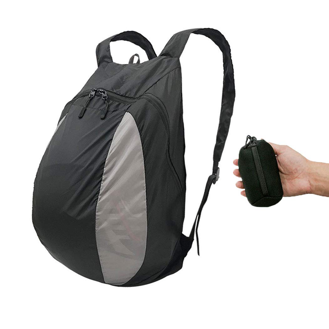 Enfung Lightweight Nylon Motorcycle & Cycling Helmet Backpack - Foldable Sports Bag for Ski, Basketball & Shoes Storage - Large Capacity Riding Backpack for Outdoor Adventures & Commuting