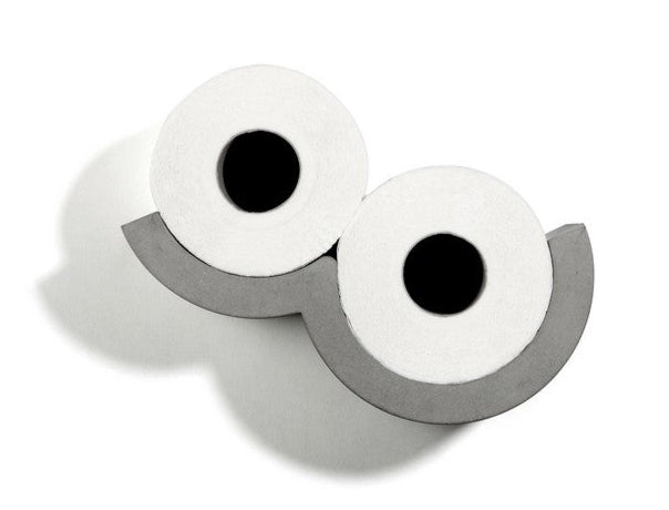 Lyon Beton Cloud Toilet Paper Dispenser - Wall-Mounted Bathroom Tissue Holder for Modern Homes, Offices & Restrooms | Space-Saving & Hygienic Solution