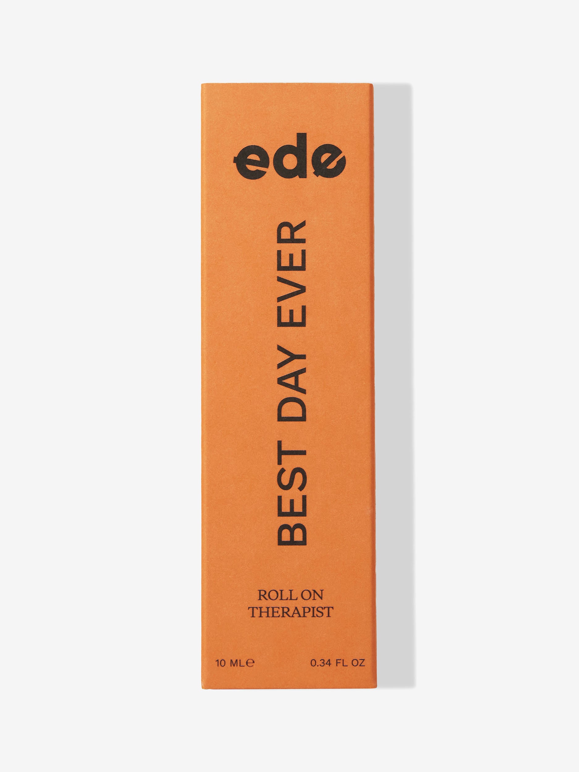 ede Roll On Therapist - Best Day Ever Essential Oil Roller for Stress Relief & Relaxation - Perfect for Aromatherapy, Yoga, and Self-Care