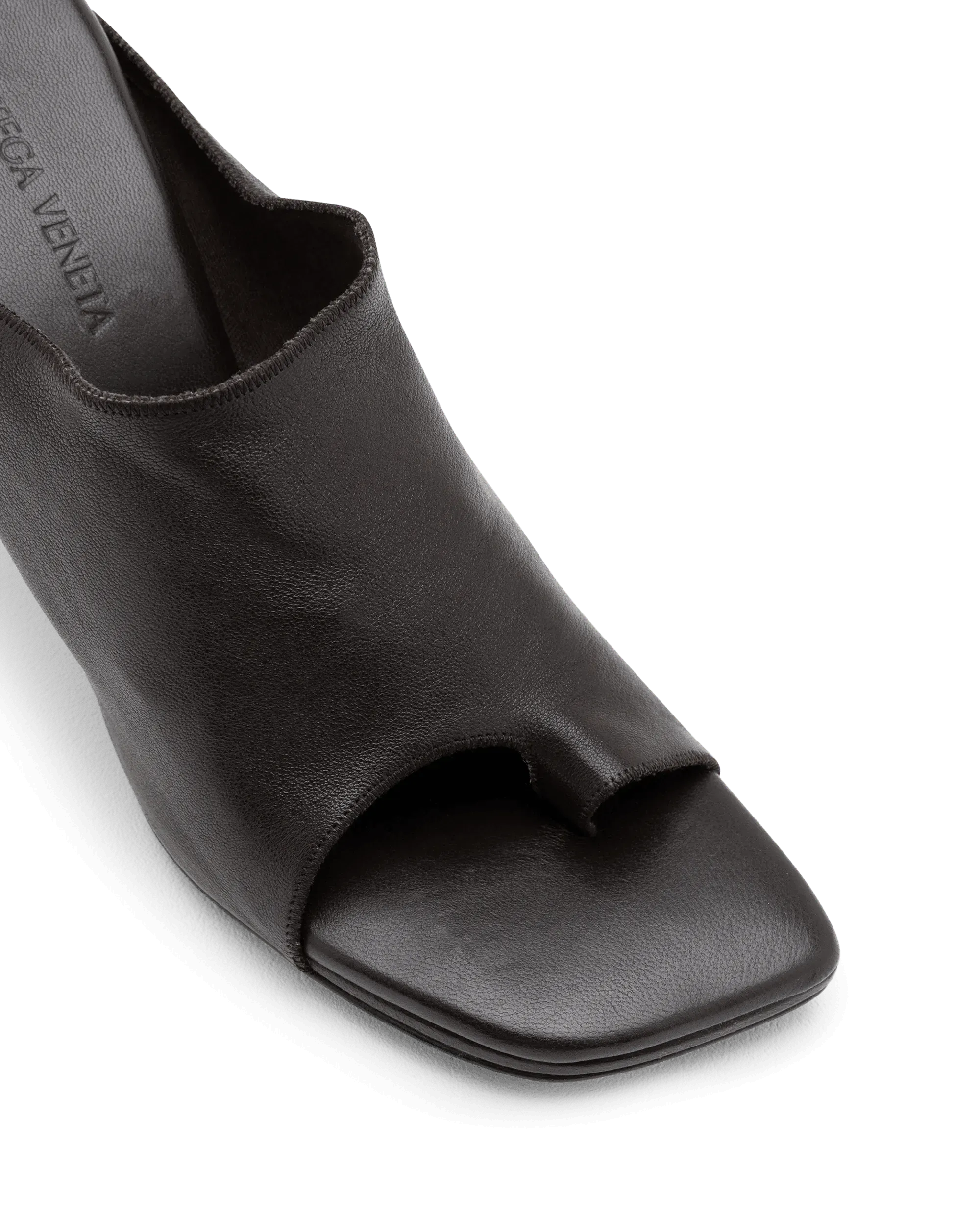 Women's Comfortable Heeled Leather Slides - Soft & Stylish Summer Sandals for Casual Outings, Beach, and Vacation Wear