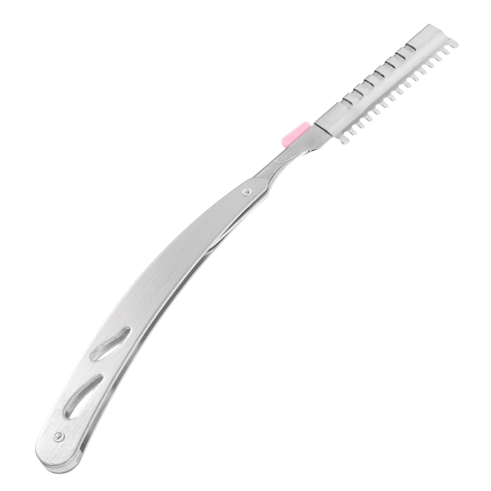 Beaupretty Stainless Steel Vintage Barber Razor - Foldable Manual Shaver for Men, Beard Trimmer, Face & Eyebrow Grooming Tool - Classic Shaving Razor for Travel & Home Use