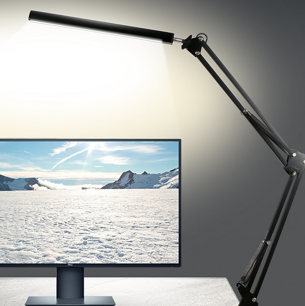 Modern LED Desk Lamp for Home Office - Adjustable Brightness, Eye Protection, Energy Saving - Perfect for Reading, Studying & Working
