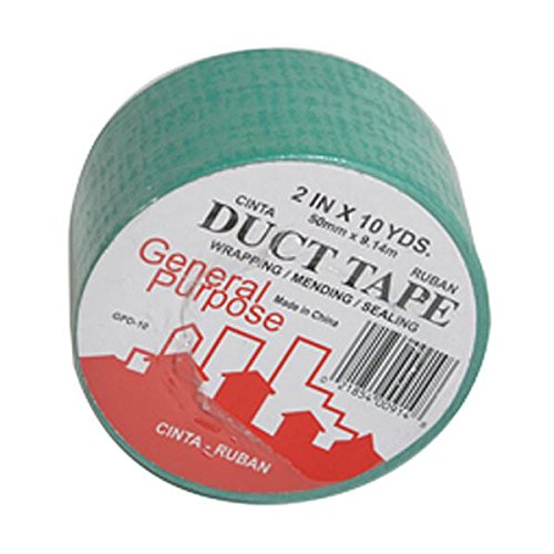 JAM Paper® Green Duct Tape - Heavy Duty, Waterproof, Multipurpose Adhesive Tape for Crafts, Repairs & DIY Projects