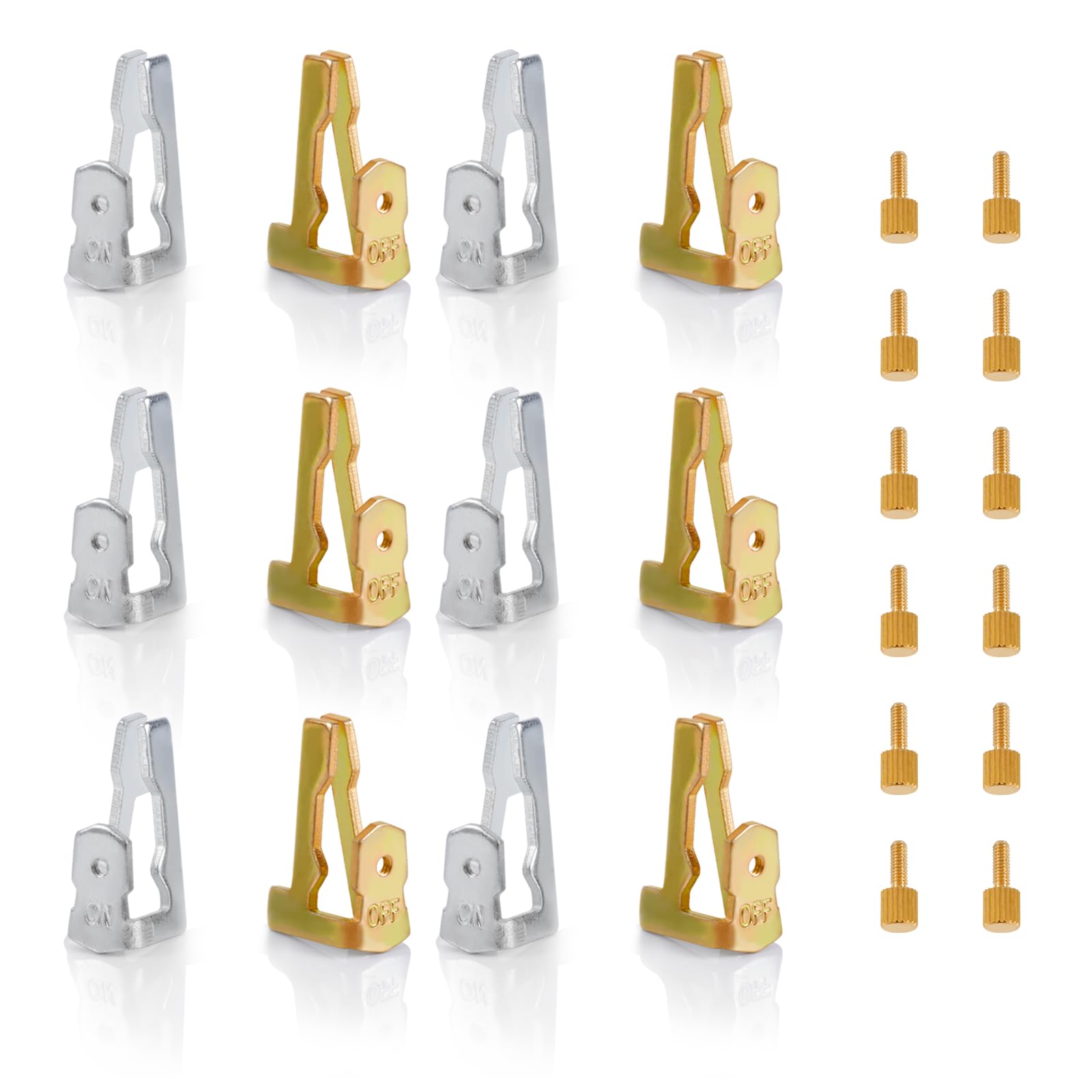 12pcs Time Switch Trippers, 156T1978A Timer On/Off Clips Replacement for Intermatic T100 Series Pool Timer (6 On/6 Off) - Perfect for Pool Maintenance, Automatic Lighting Control, and Irrigation Systems