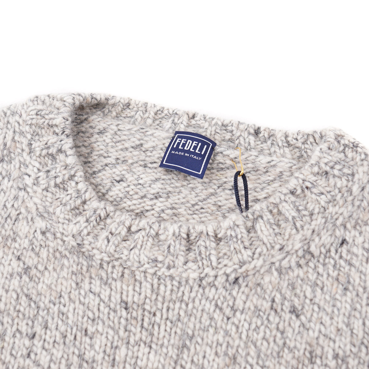 Luxury Fedeli Thick Plush Cashmere Sweater for Women - Soft Winter Pullover for Casual & Office Wear - Cozy Knitwear for Cold Weather & Holiday Outfits