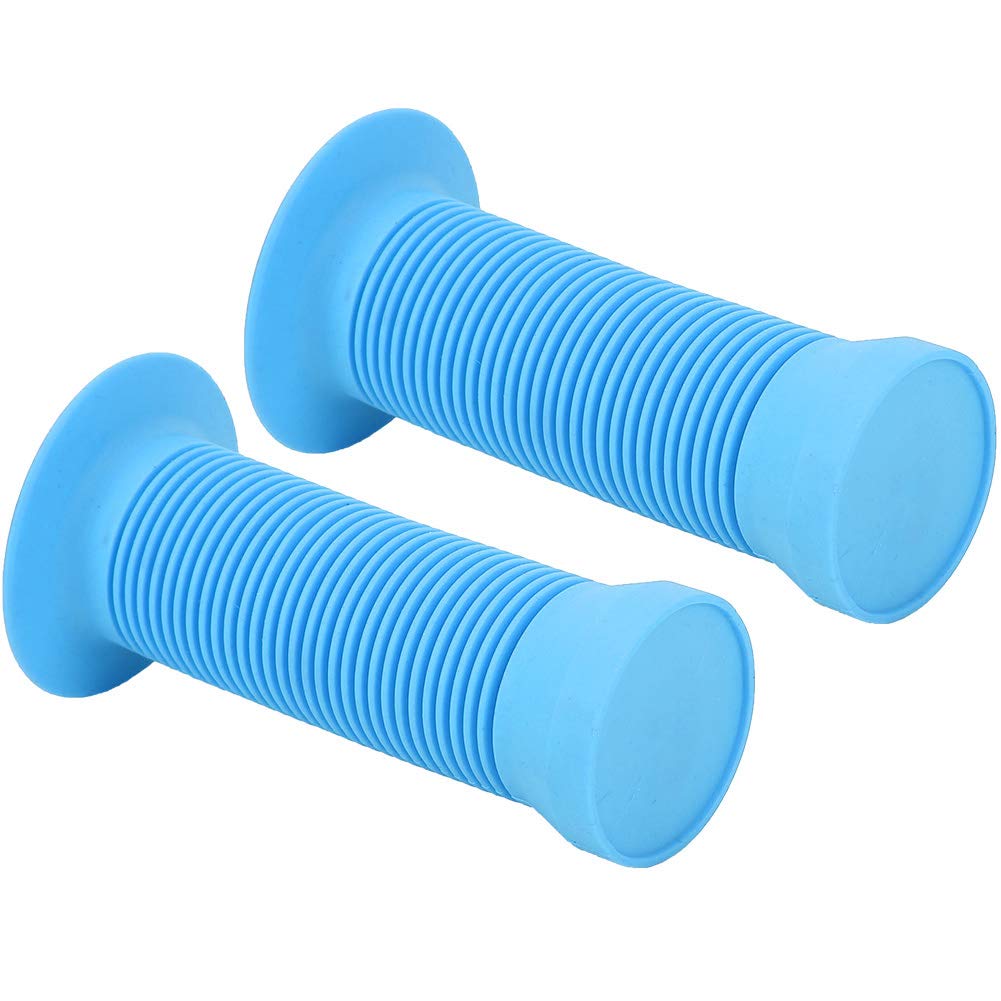 Anti-Slip Mushroom Handlebar Grips for Kids Scooters - Durable & Comfortable Blue Handle Bar Grips - Perfect for BMX, Bikes, and Electric Scooters