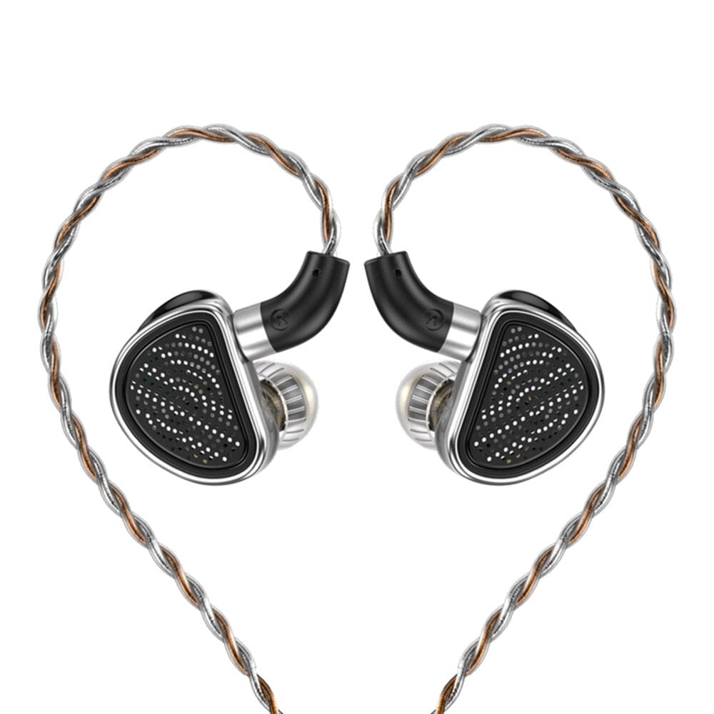 TRN TA4 2DD + 2BA Hybrid In-Ear Monitors - High Resolution Audiophile Earphones for Music, Gaming & Studio Monitoring