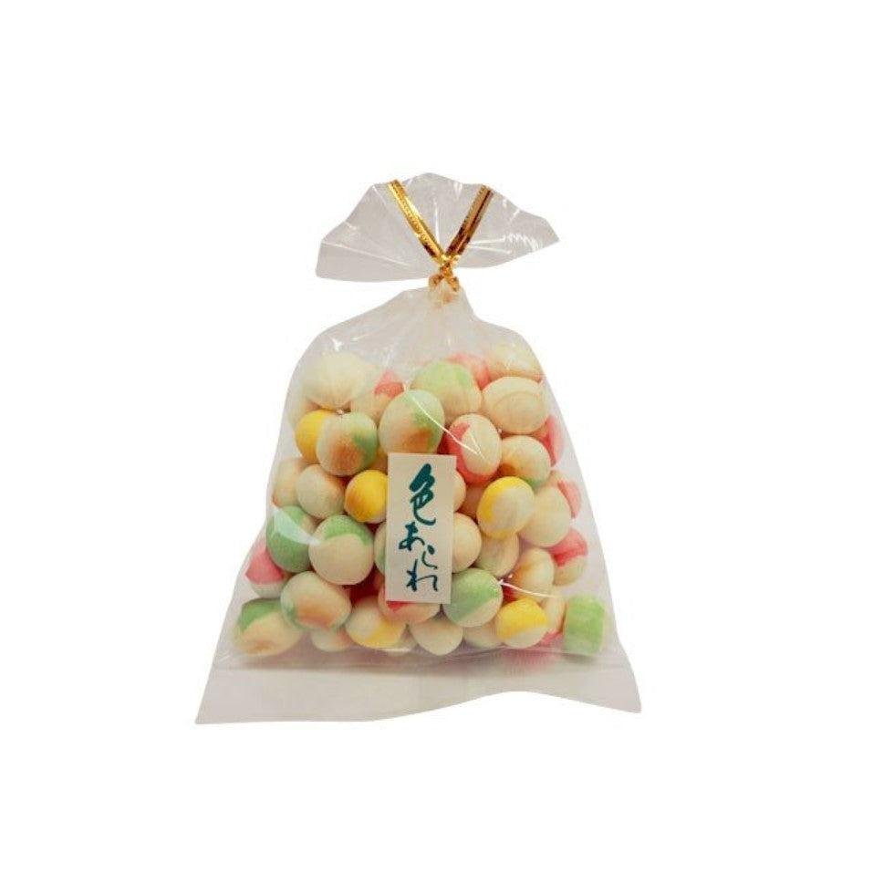 Miyamura Iro Arare Fu - Japanese Colorful Dried Wheat Gluten Snack (15g) | Traditional Rice Cracker Alternative for Parties, Gifts & Asian Cuisine