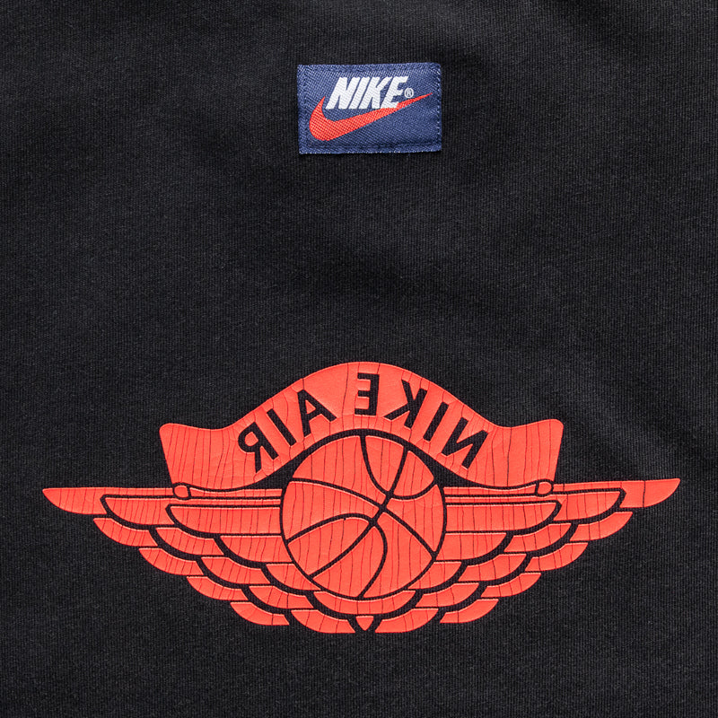 Jordan Rare Air Tee - Black/Chile Red Men's Basketball T-Shirt | Comfortable Cotton Fabric for Casual Wear & Street Style