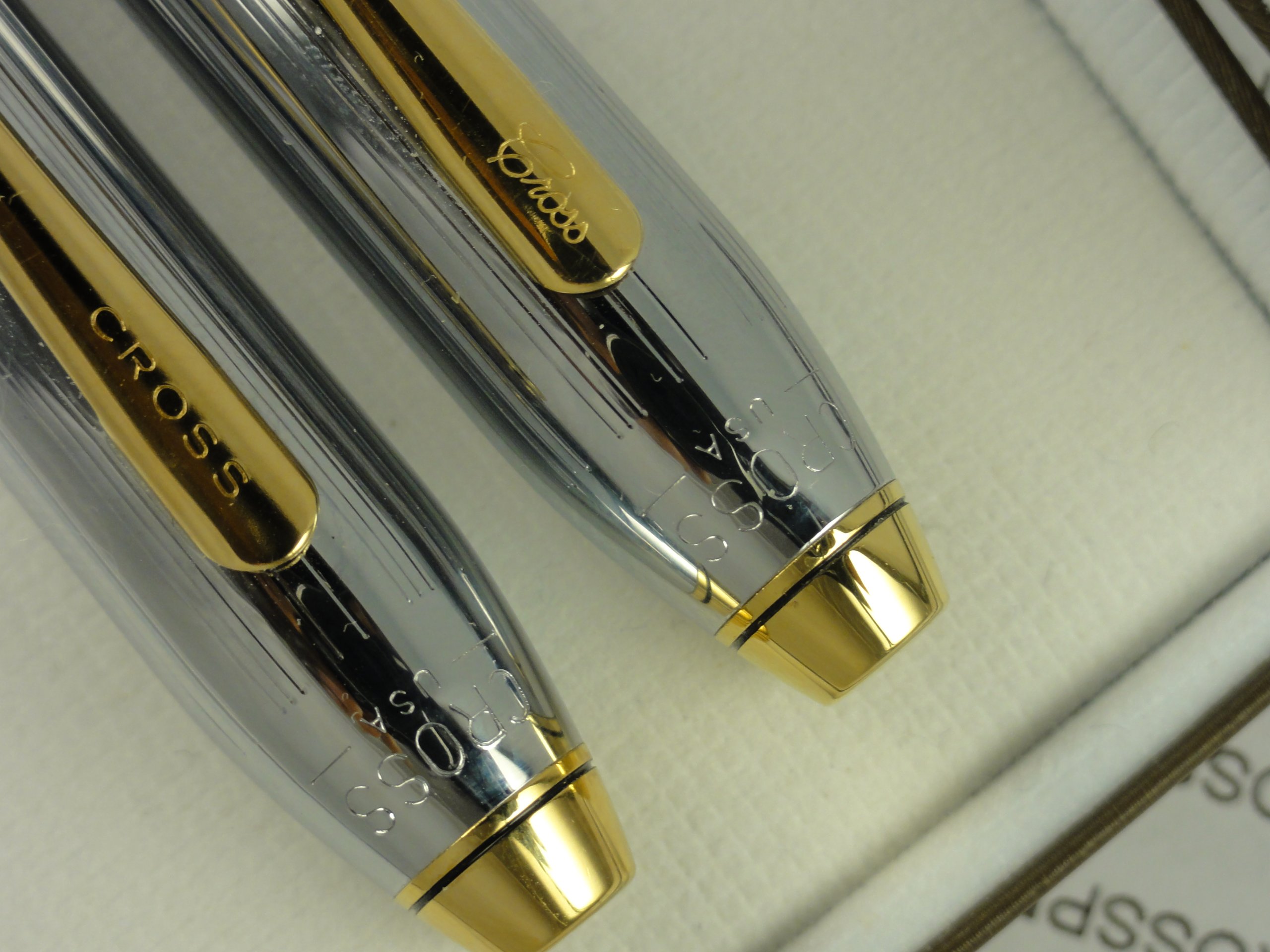 Cross Townsend Medalist Rollerball & Fountain Pen Set - Made in USA | Premium Writing Instruments for Business Gifts & Executive Use