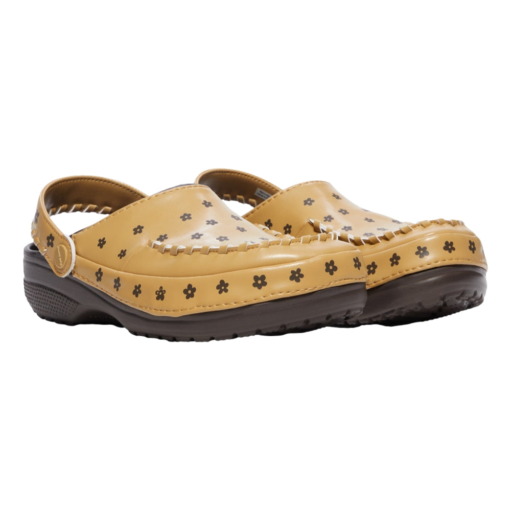 Crocs SMFG x Crocs Classic Clog Shoes - Yellow Comfortable Slip-On Clogs for Men & Women - Perfect for Casual Wear, Outdoor Activities & Home Use