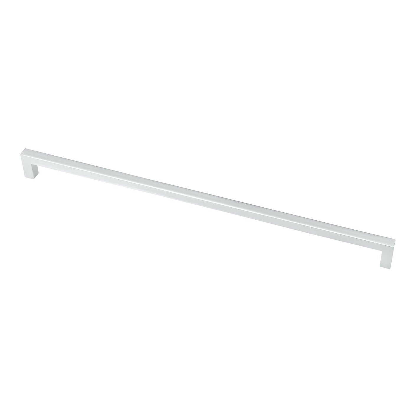 Hitch Contemporary Pull - Polished Chrome Cabinet Handle (7 Sizes Available) - Perfect for Modern Kitchen & Bathroom Cabinets, Dressers & Furniture Hardware