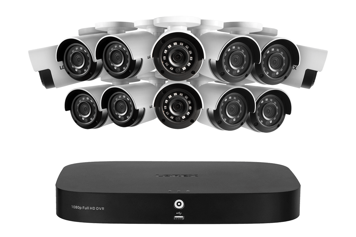 Lorex 1080p HD 16-Channel Wired DVR Security System with 2TB HDD - Home & Business Surveillance Solution