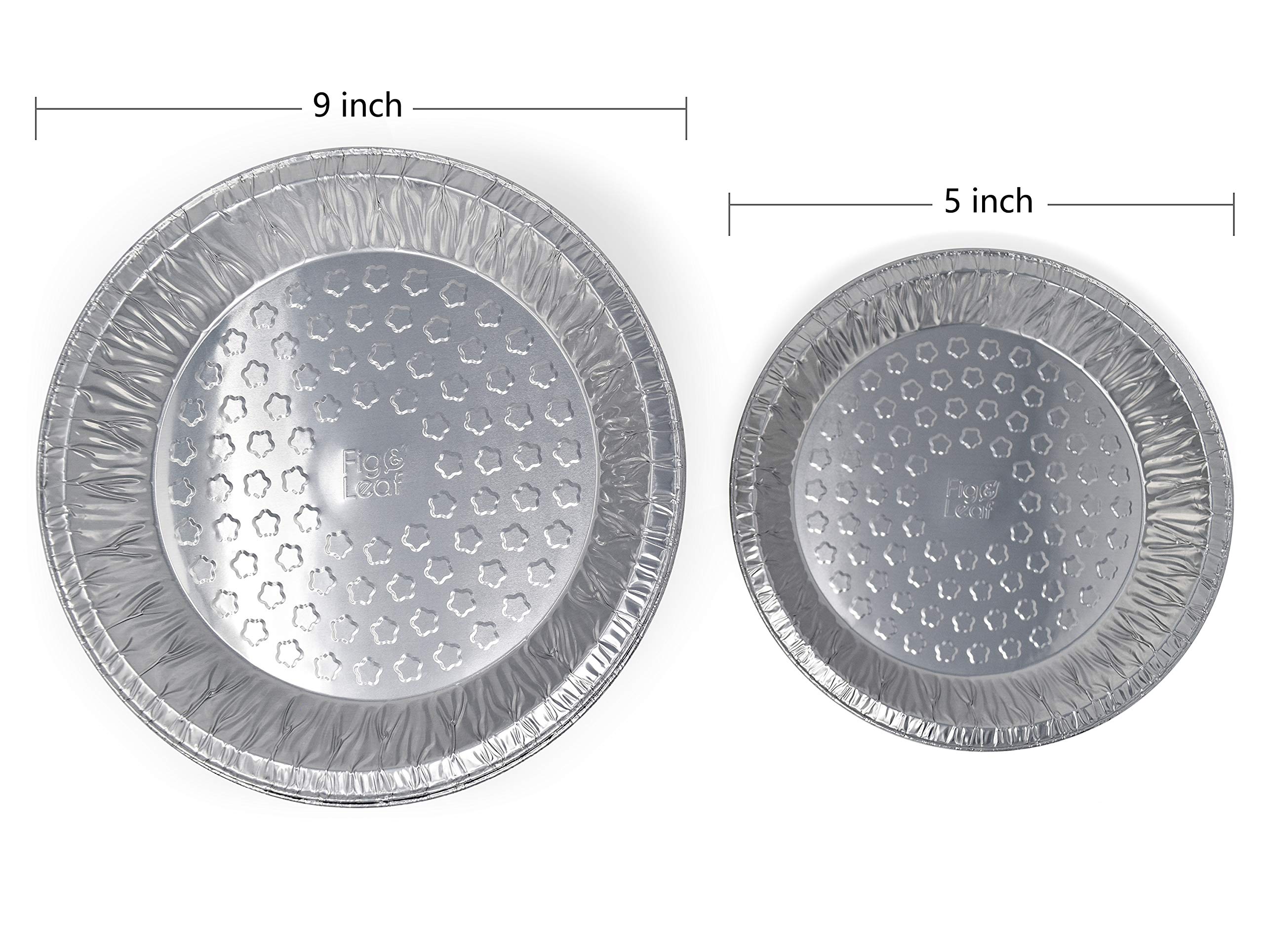360-Pack Premium 9-Inch Disposable Aluminum Foil Pie Pans - Heavy Duty Tin Plates for Baking Tart, Quiche & Pies - Perfect for Holidays, Parties & Home Baking