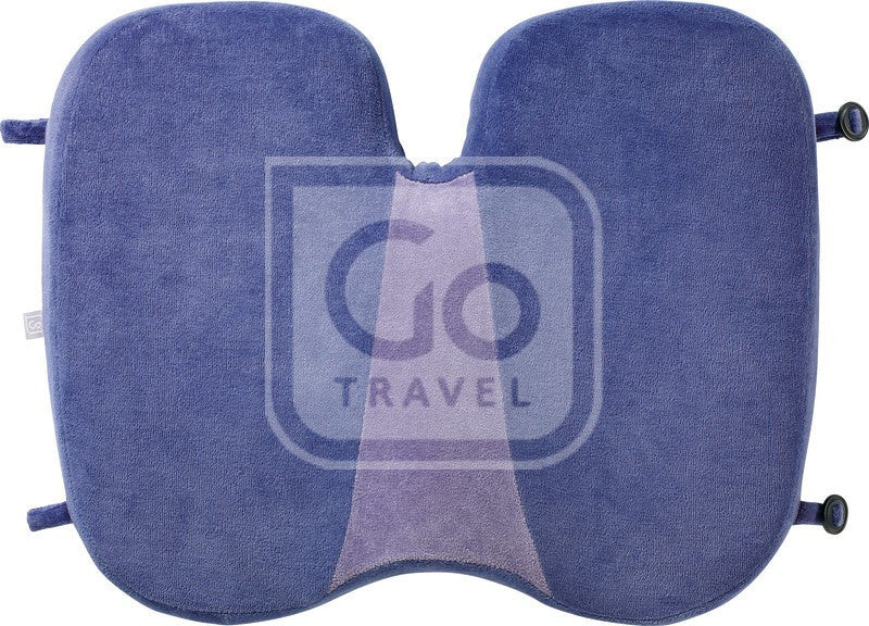 Go Travel Memory Soft Seat Cushion - Comfortable & Portable for Airplane, Car, Office & Home Use