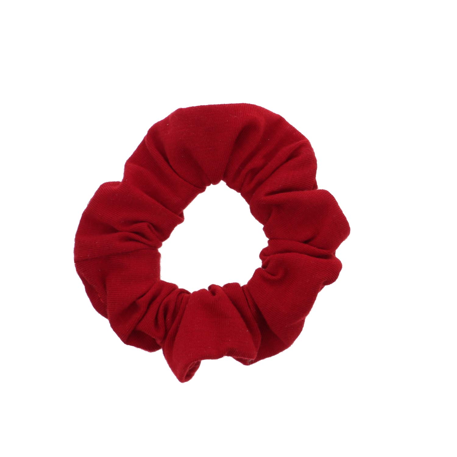 36 Pcs Solid Hair Scrunchies - Maroon Hair Ties for Women, Girls, Workout, Yoga, and Everyday Use