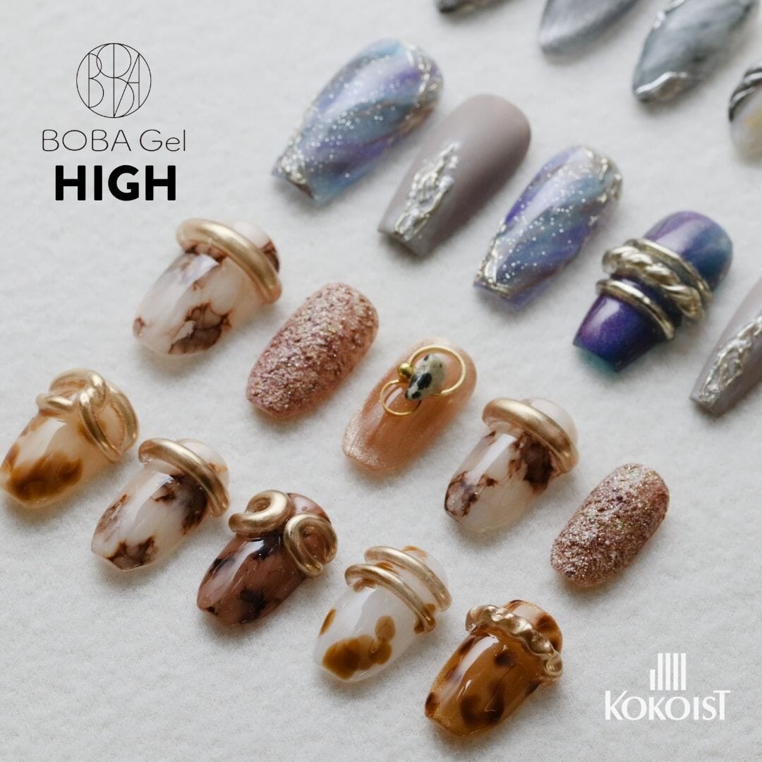 Kokoist Boba Gel High Viscosity UV Gel - 10g for Nail Art, Manicures & Salon Use - Perfect for 3D Nail Designs & Long-Lasting Polish