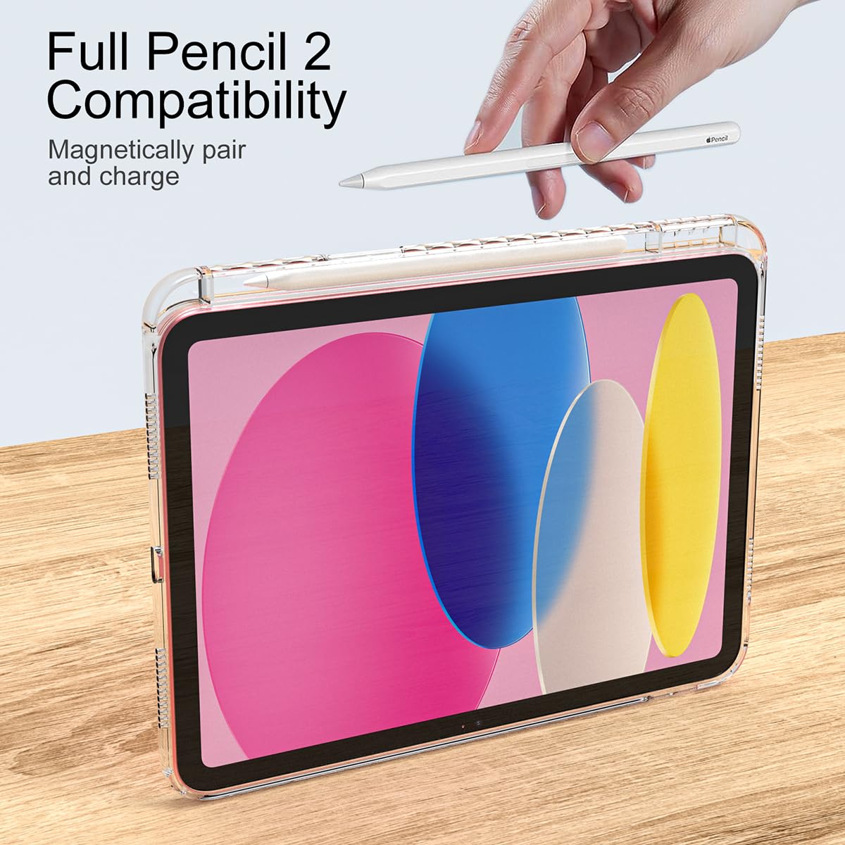 Premium Clear Shockproof Case for iPad 11th Gen 2025 (11-inch) & iPad 10th Gen 2022 (10.9-inch) | Ultra Slim Lightweight Soft Shell | Anti-Yellowing Design | Compatible with Apple Pencil Pro & USB-C Pencil | Perfect for Work, School & Travel Protection