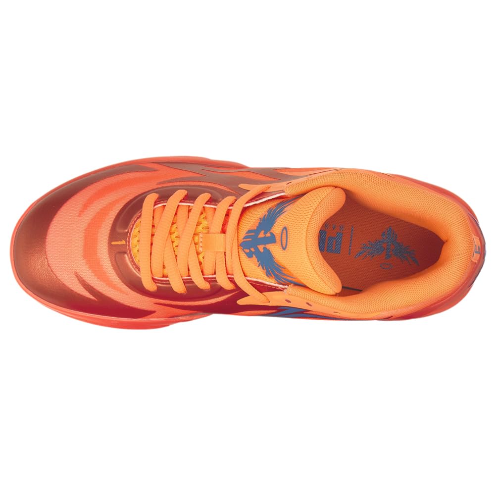 PUMA Men's Mb.02 X Supernova Basketball Shoes - Orange High-Performance Sneakers for Court Play & Streetwear Fashion