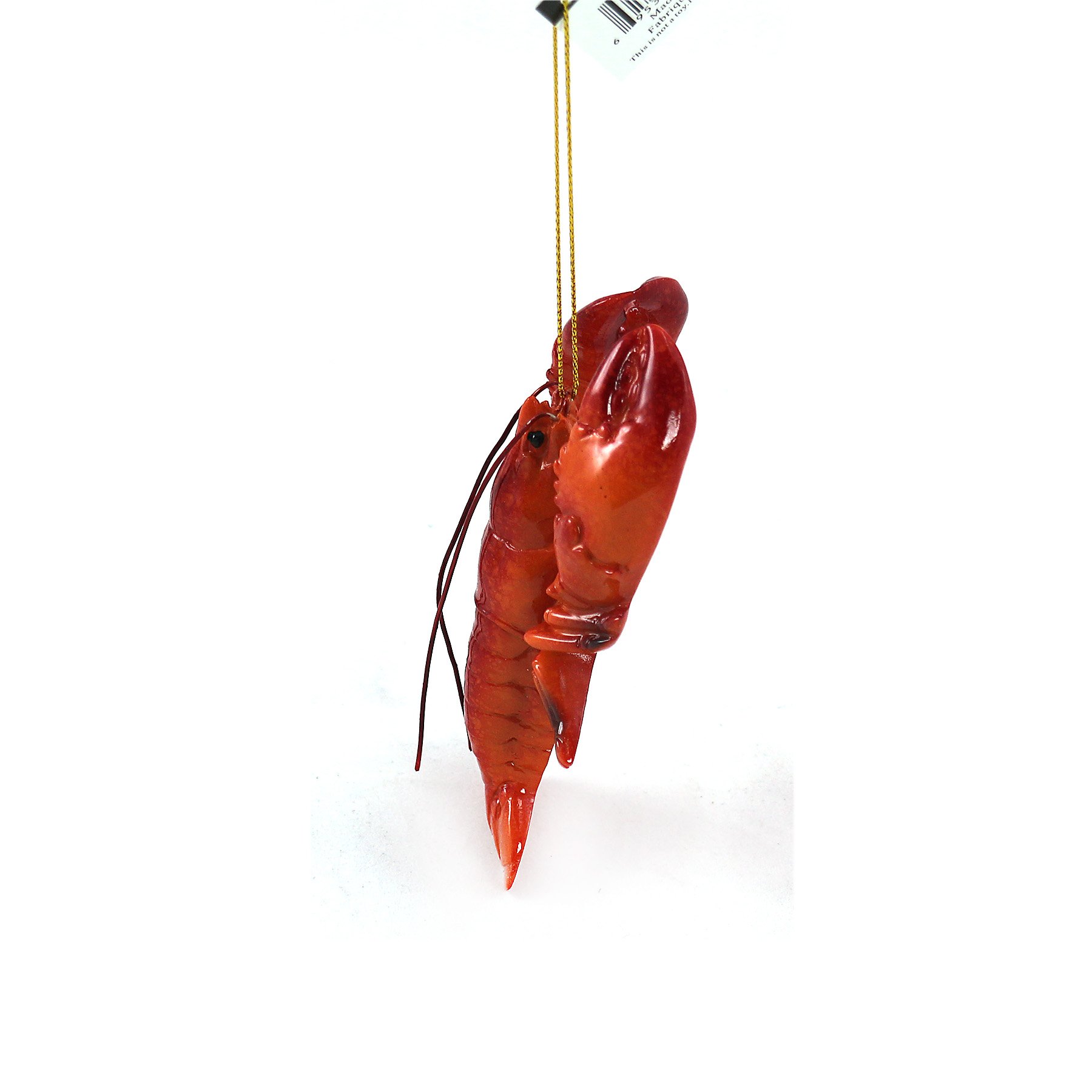 Red Lobster Ornament - Handcrafted Marine Life Decor for Christmas Tree, Aquarium & Coastal Home Decor | Perfect Gift for Ocean Lovers