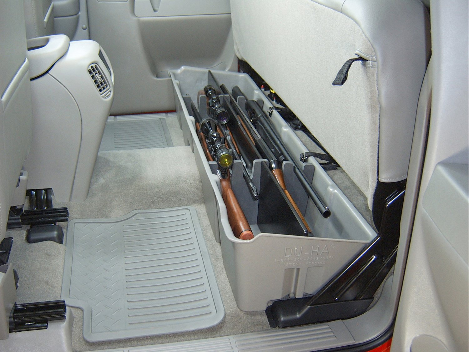DU-HA 10001 Under-Seat Storage Organizer for Trucks & SUVs - Heavy Duty Vehicle Storage Bin with Non-Slip Base - Perfect for Car Accessories, Tools & Emergency Kits