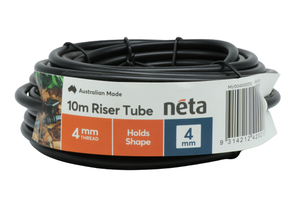4mm LDPE Riser Tube - 10 Meter Length for Hydroponics, Aquaponics, and Drip Irrigation Systems | Durable Plastic Water Pipe for Indoor/Outdoor Gardening