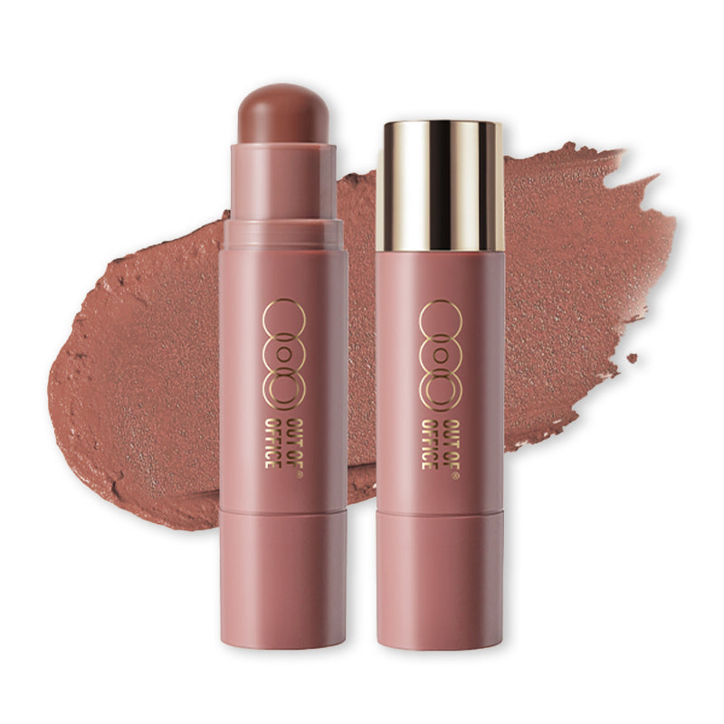OUT OF OFFICE Dual Ended Contour Stick - Cream & Powder Highlighter & Bronzer for Face Contouring - Perfect for Everyday Makeup and Special Occasions