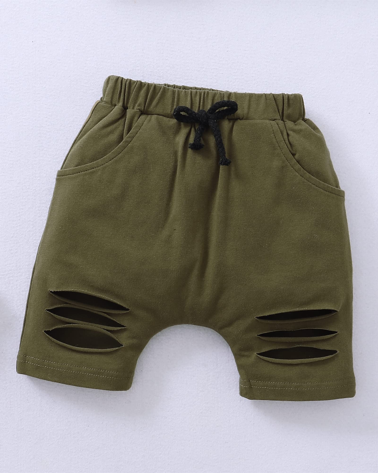 Toddler Boys Clothes Set - 100% Cotton Summer Outfit with Shirt & Shorts for Baby Boys | Playtime, Beach & Outdoor Activities
