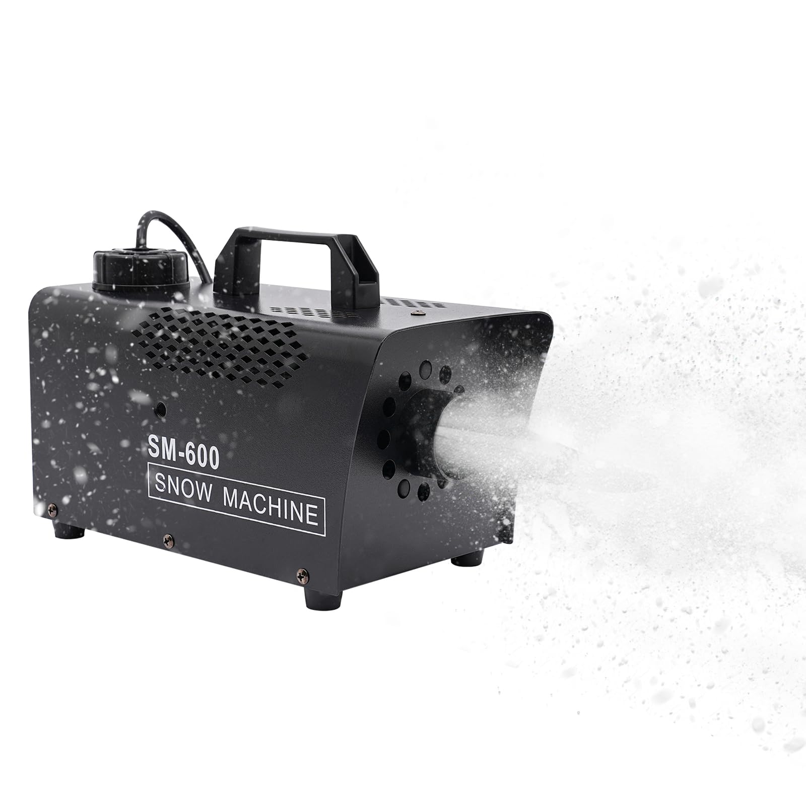600W Professional Snow Machine with Remote Control - Indoor/Outdoor Artificial Snow Maker for Weddings, Parties, Christmas & Stage Effects | Create Magical Winter Scenes for Events & Decorations