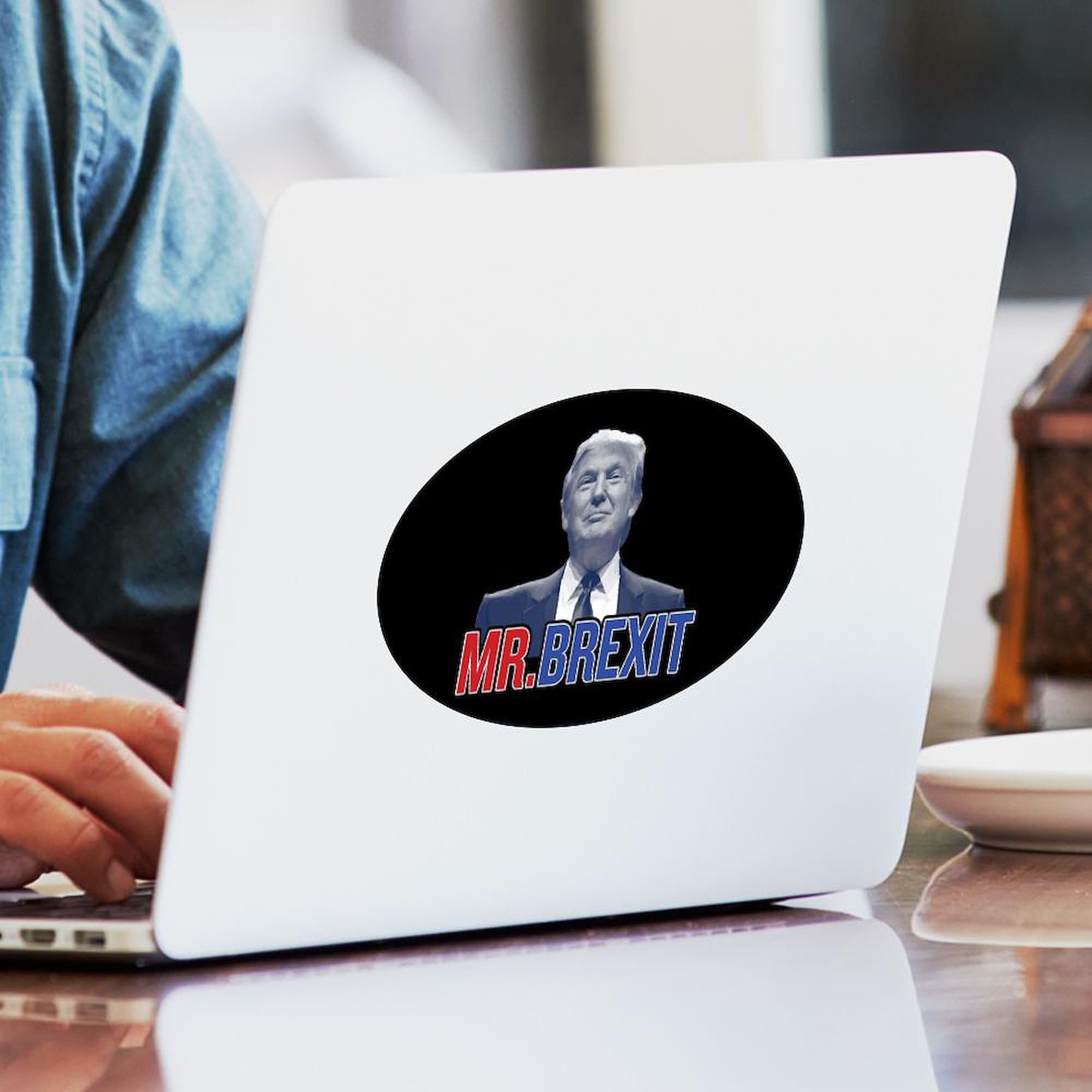 Donald Trump Mr. Brexit Oval Car Bumper Sticker - Waterproof Vinyl Decal for Cars, Laptops, Windows - Political Humor Gift for Trump Supporters