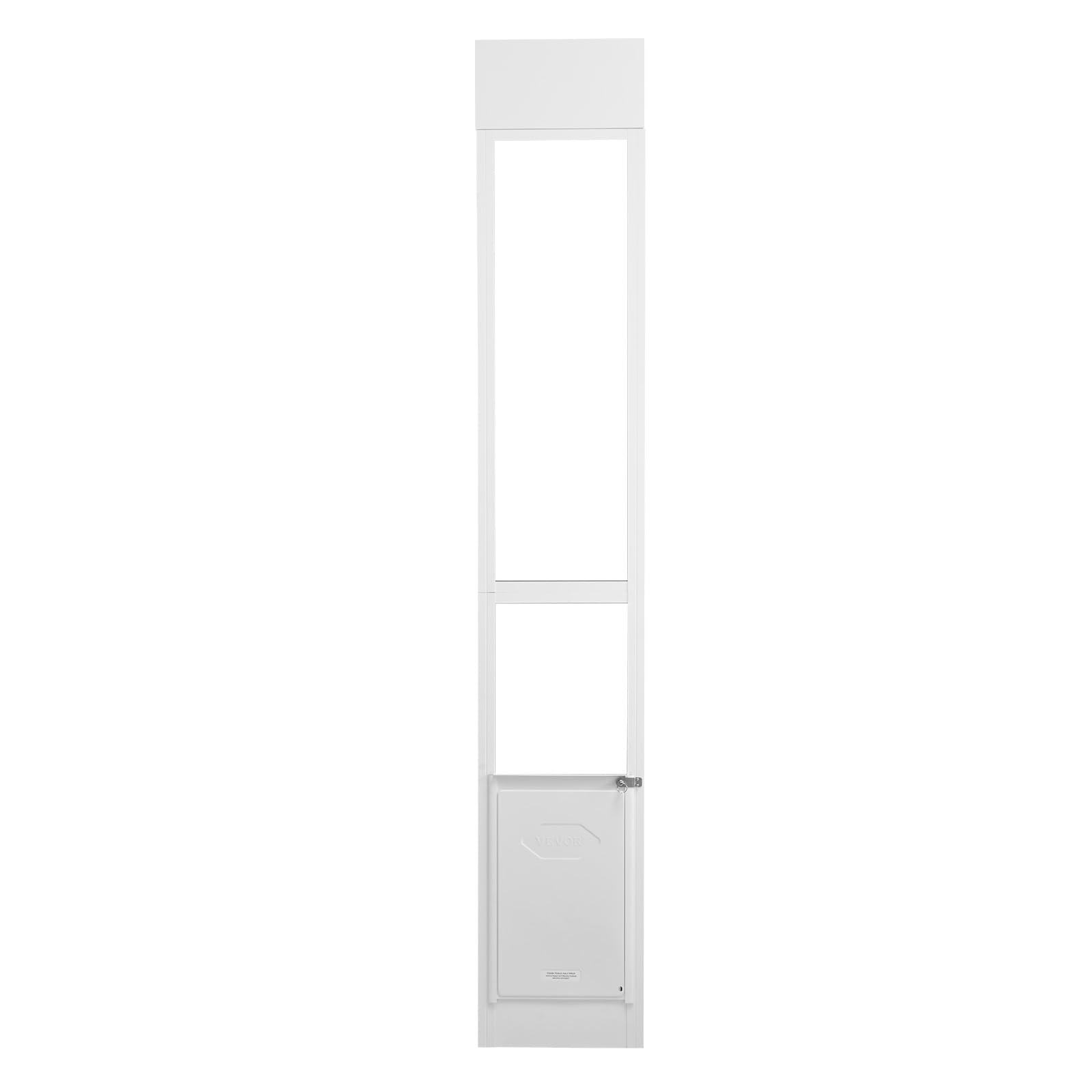 VEVOR Adjustable Pet Door for Sliding Glass Doors - 75 7/8