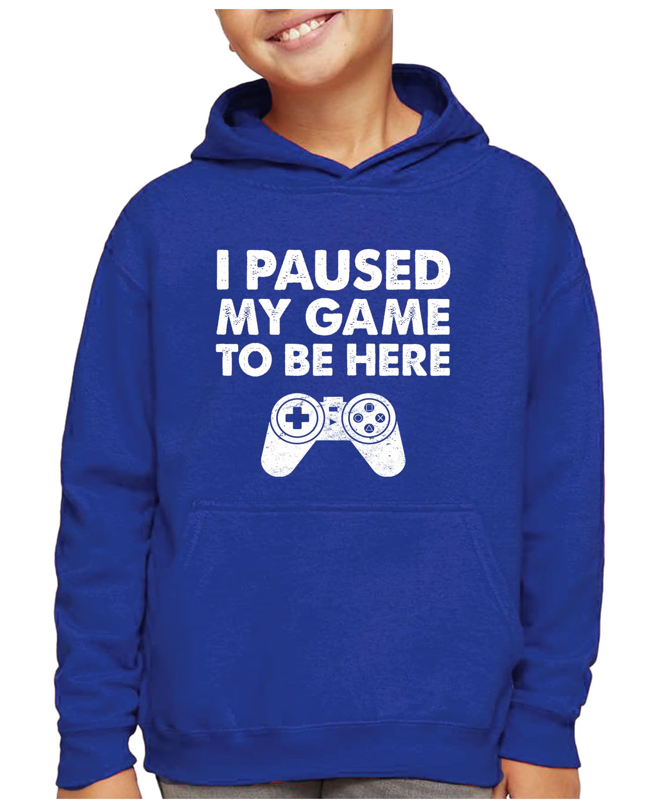 Tstars Kids Gaming Apparel - Funny 'I Paused My Game' Graphic Hoodies & Sweatshirts for Young Gamers | Perfect Birthday Gifts & Casual Gaming Wear