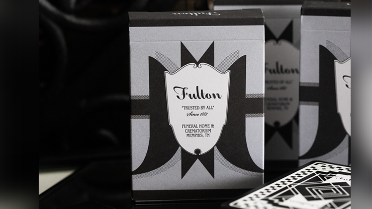 Fulton's Funeral Playing Cards - Elegant Memorial Deck for Sympathy & Remembrance - Perfect for Funeral Services, Memorials & Keepsakes