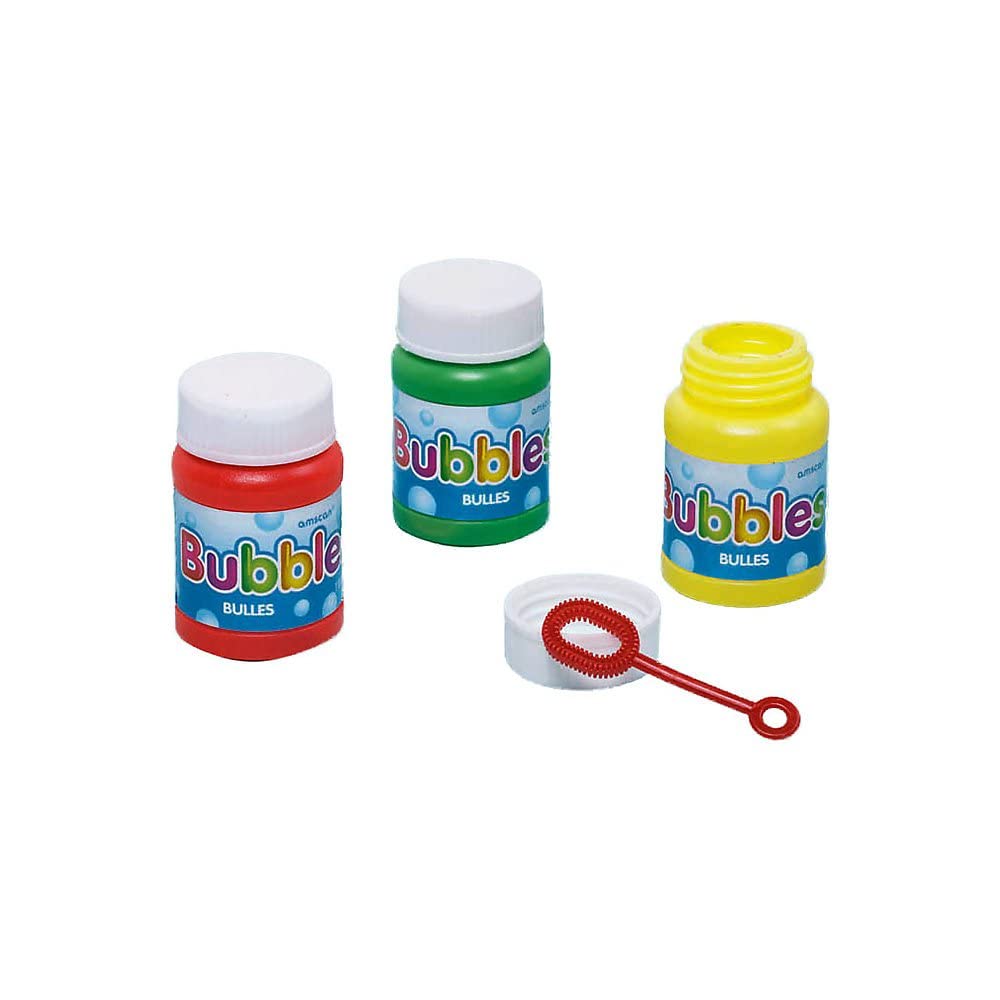 amscan Mini Party Bubbles 1 oz (6-Pack) - Fun Wedding, Birthday & Baby Shower Favors for Kids & Adults