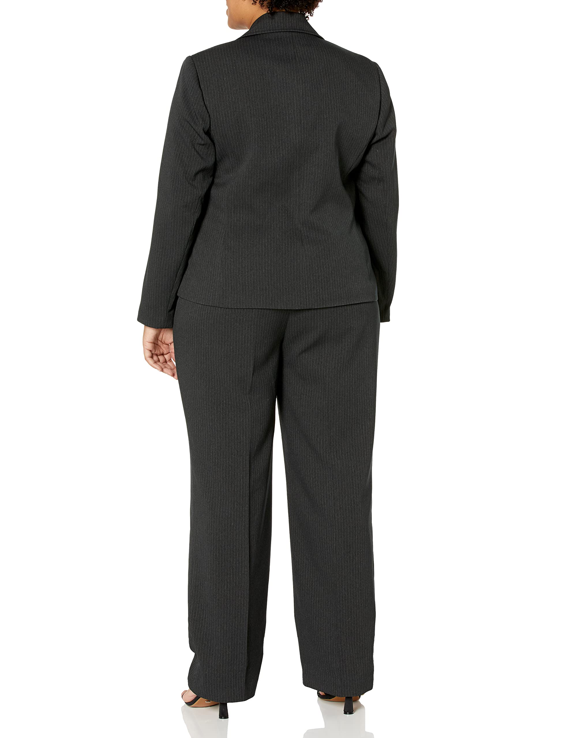 Plus Size Women's Jacket & Pant Suit Set - Professional Office Wear for Business Women - Perfect for Work, Interviews & Formal Events (Style 50041021-169)