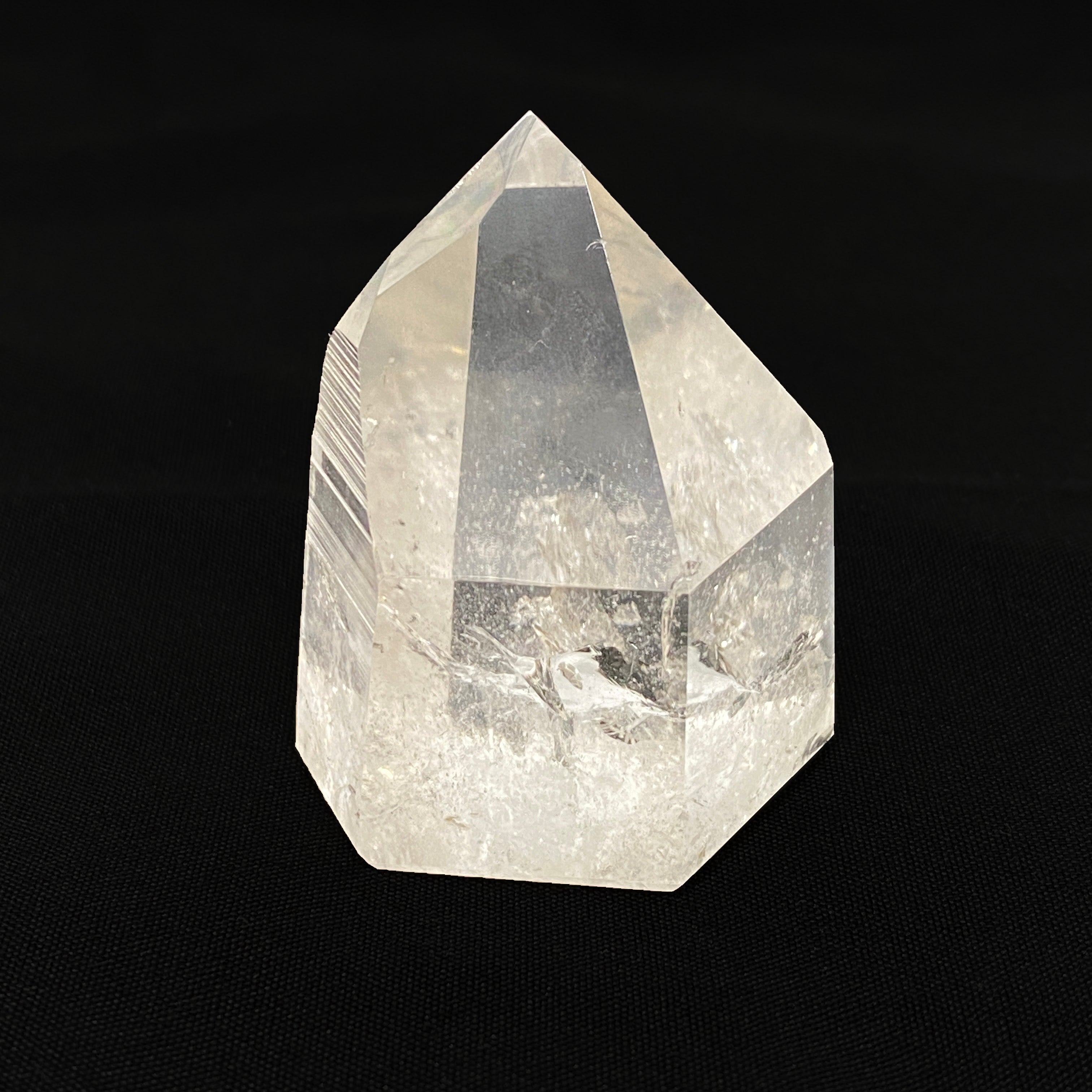 Lemurian Seed Crystal Polished Point - 74g 47x38mm Natural Healing Stone for Meditation, Energy Work & Spiritual Growth - Perfect for Home Decor, Yoga Spaces & Crystal Collections
