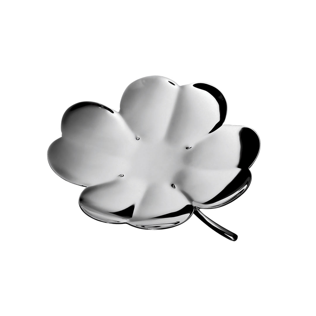 Lucky Four Leaf Clover Ceramic Bowl - Handmade Decorative Serving Bowl for St. Patrick's Day, Home Decor & Gift Giving