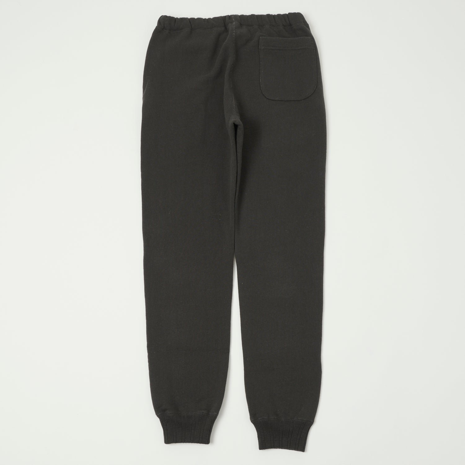 Full Count 3743 Sweatpants for Men - Ink Black Cotton Jogger Pants with Comfort Fit - Perfect for Gym, Lounge & Casual Wear