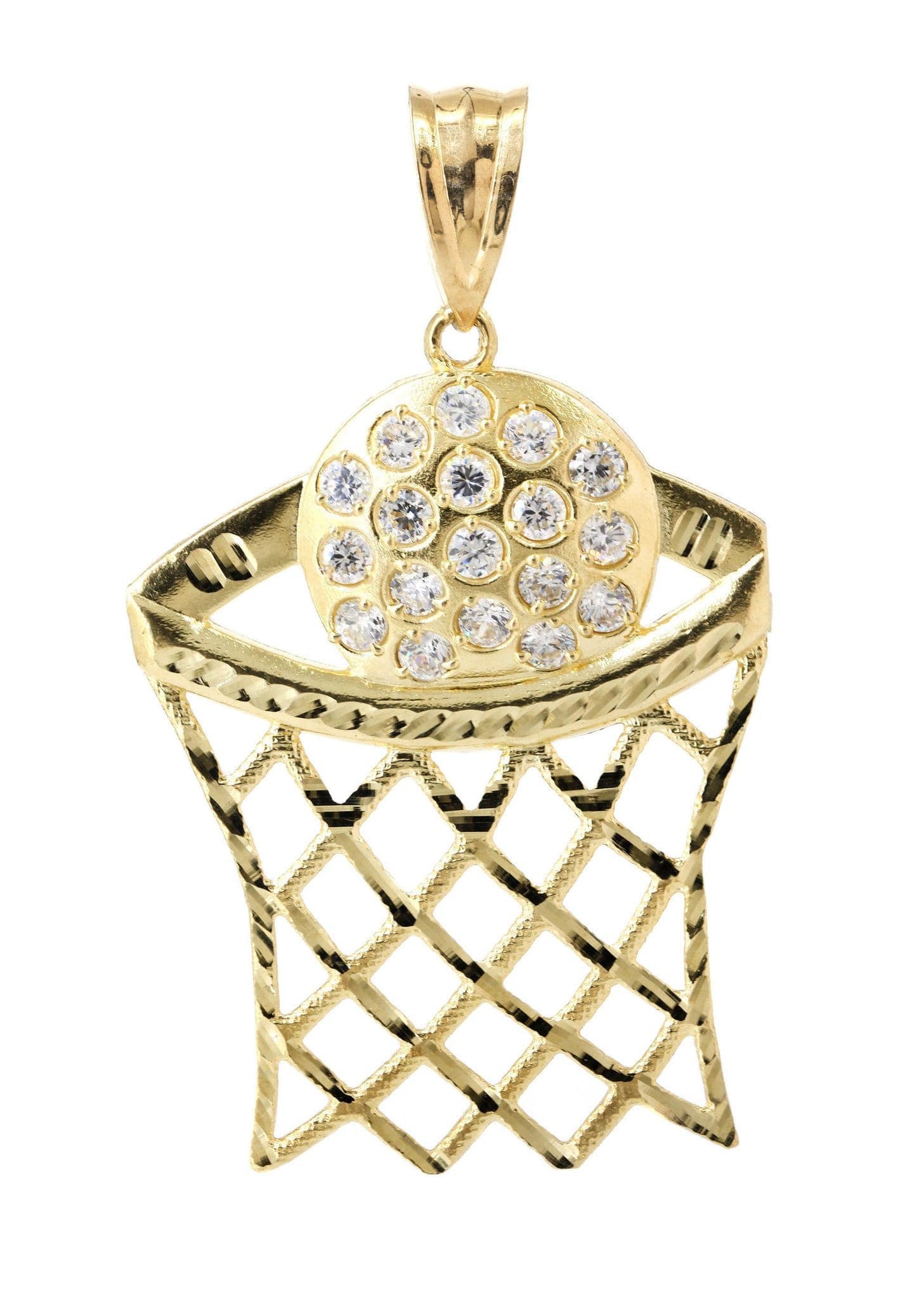 10K Gold Basketball Pendant - 11.9 Grams Solid Gold Jewelry for Men - Perfect Gift for Basketball Fans & Sports Enthusiasts