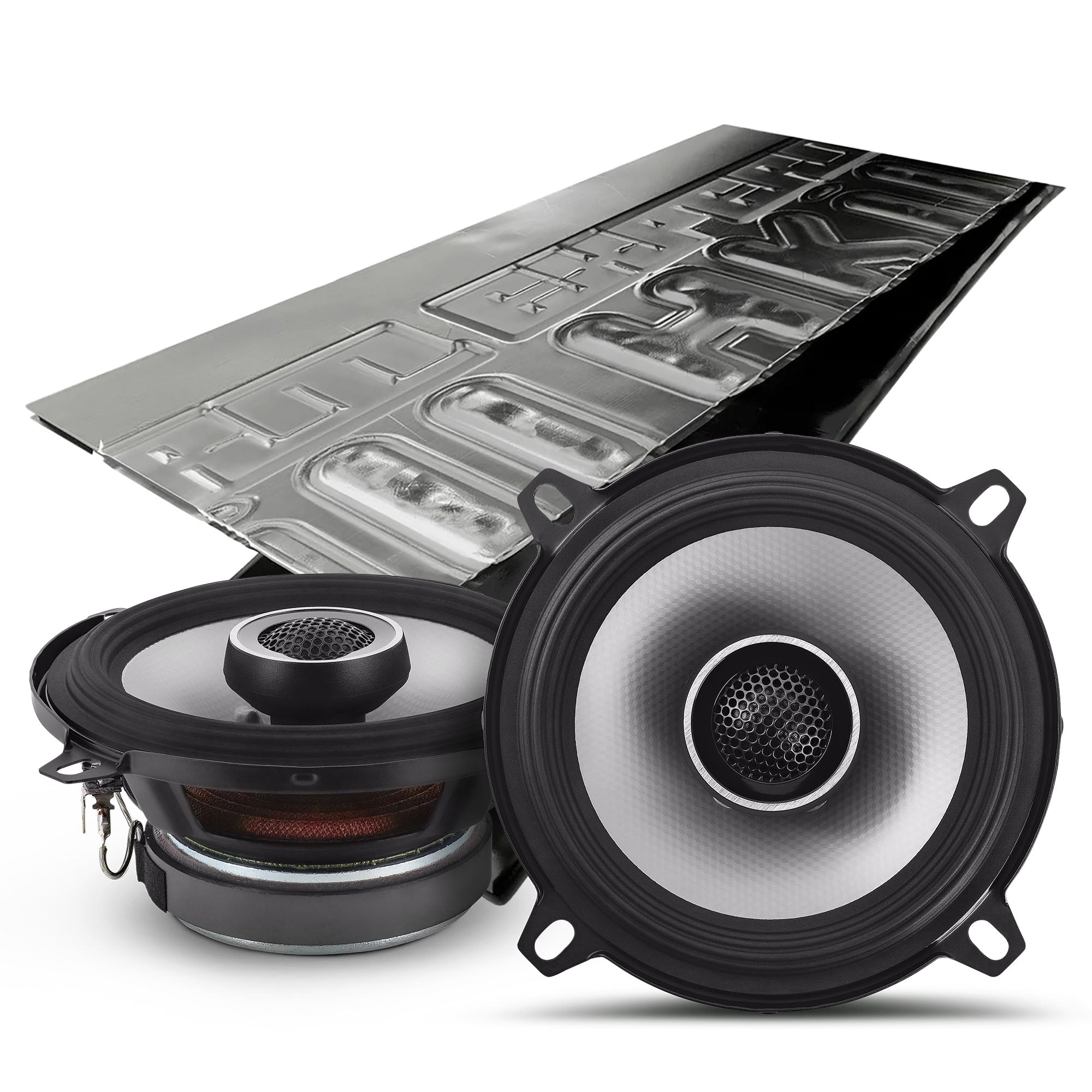 Alpine S2 S50 2-Way Hi-Res Car Audio Speakers with Sound Damping Kit - Premium Sound System for Cars, Trucks & SUVs - Perfect for Road Trips, Daily Commutes & Music Enthusiasts