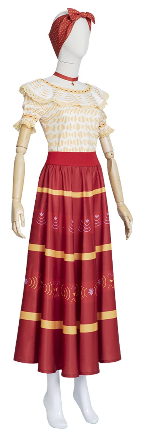 Women's Dolores Costume Set - Adult Princess Dress with Top, Skirt & Headband for Halloween, Cosplay & Themed Parties | Perfect for Disney Fans & Costume Events