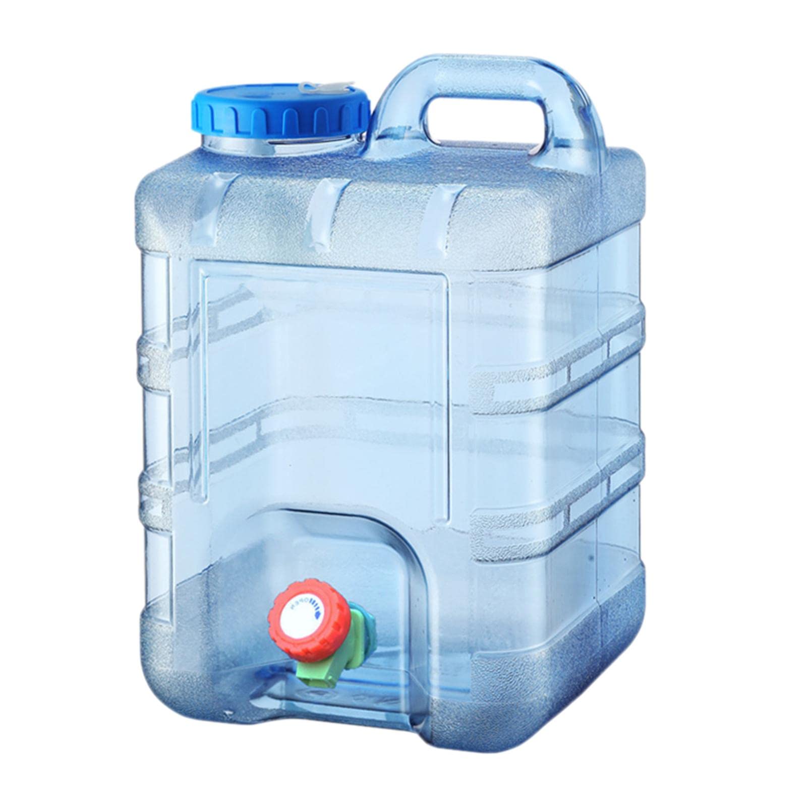 Almencla 20L Portable Water Container with Spigot - Large Water Storage Jug for Camping, Hiking, Outdoor Adventures & Emergency Preparedness
